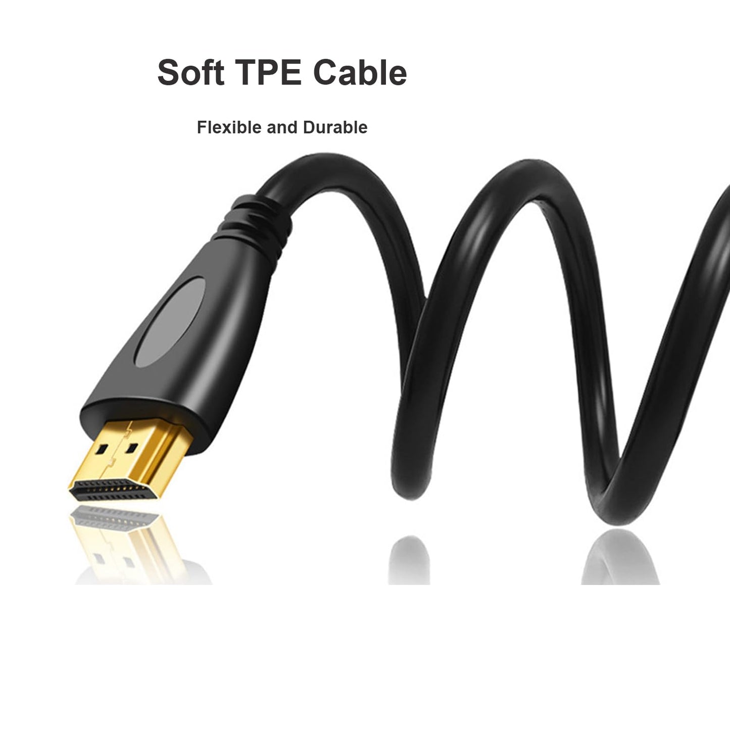 Micro HDMI to HDMI Cable Male to Male 4K 1080p Resolution high Speed Gold Platted, Ethernet Audio Cable 1m Compatible with Cameras, Raspberry Pi 4 B (can not use with Mobile).