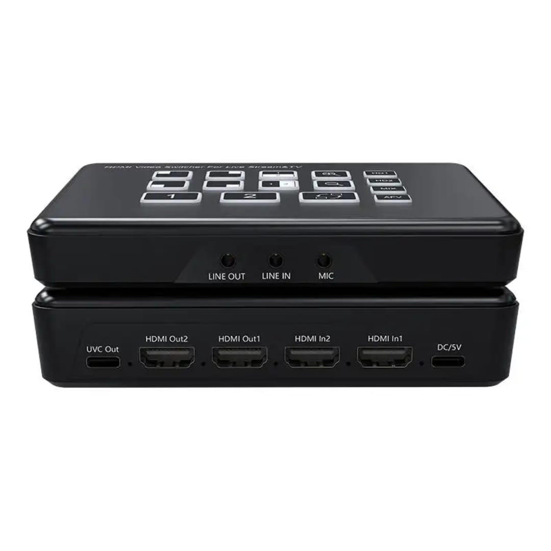 VIDEOCAST 2 Channel V2 Video Switcher with USB and HDMI Loop out