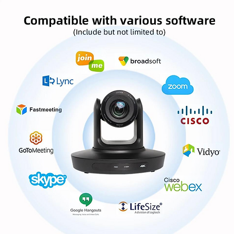 VIDEOCAST VC90 4K PTZ 20X AI Tracking PTZ Camera for Teaching, YouTube Video