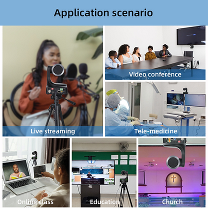 VIDEOCAST 4K UHD NDI VC201 PTZ Video Camera