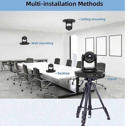 VIDEOCAST VC90 4K PTZ 20X AI Tracking PTZ Camera for Teaching, YouTube Video