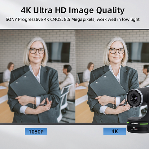 VIDEOCAST 4K UHD NDI VC201 PTZ Video Camera