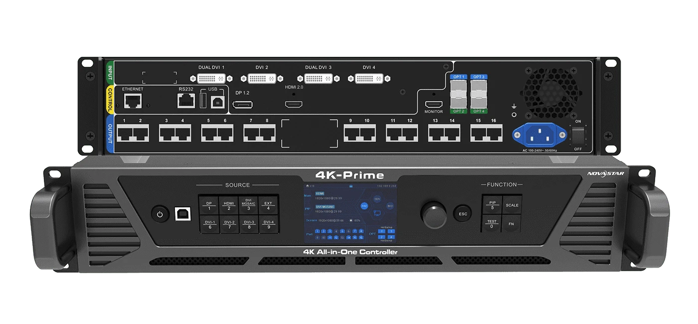 Novastar 4K Prime (All In One Controller), 6 Inputs And 16 Outputs