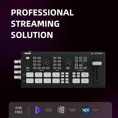 Osee GoStream Duet Kit All in One Live Streaming Multi-Camera Video Mixer Switcher Recorder Player Kit
