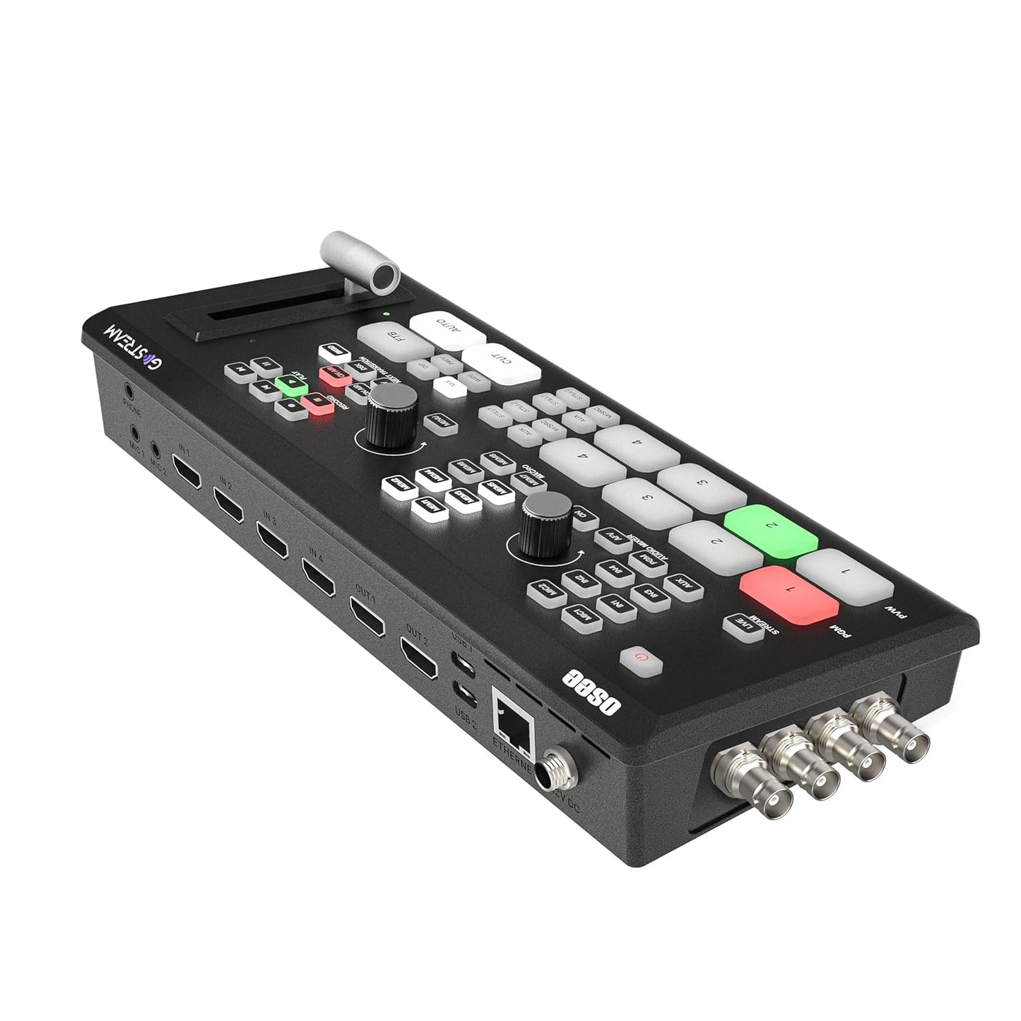 Osee GoStream Duet: SDI Video Mixer & Broadcast Switcher for Live Stream | NDI HX, Multi-Camera Switching
