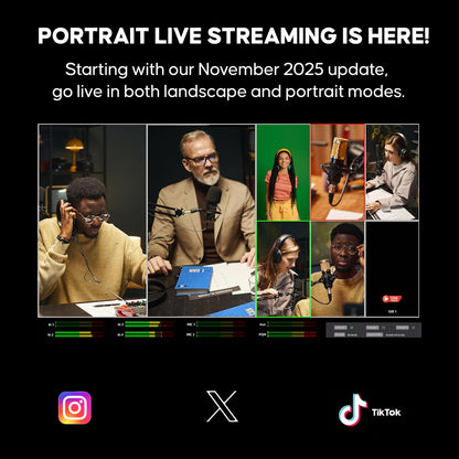 Osee GoStream Duet: SDI Video Mixer & Broadcast Switcher for Live Stream | NDI HX, Multi-Camera Switching