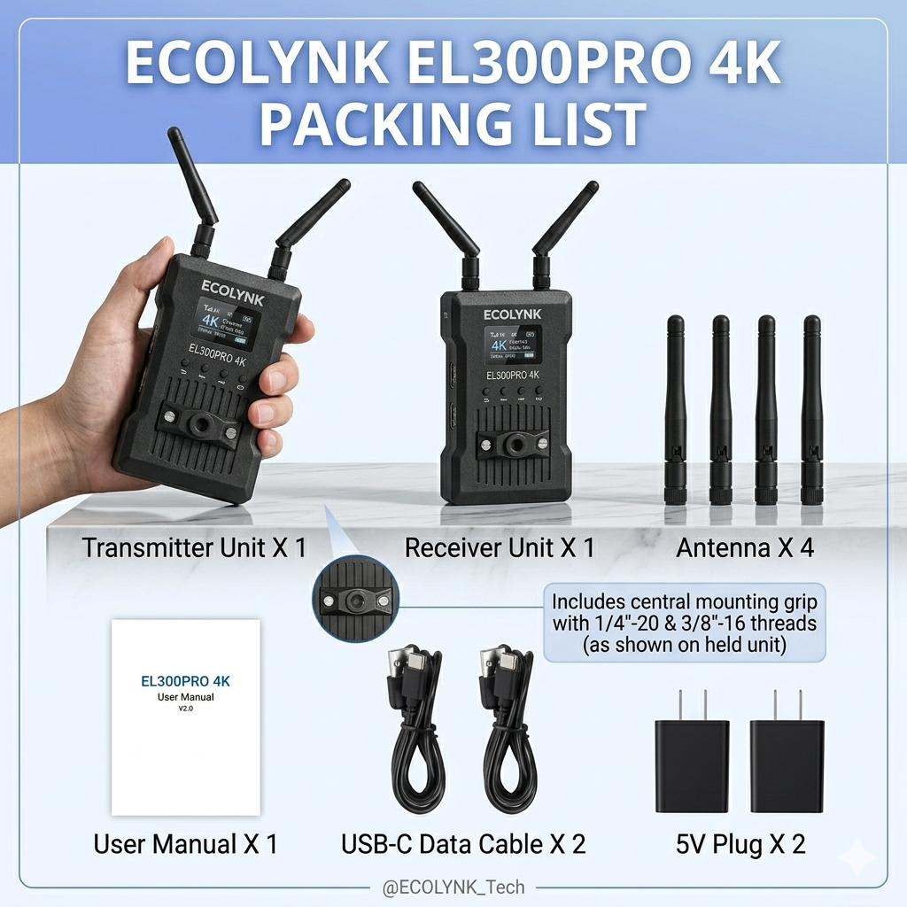 ECOLYNK EL300PRO 4K Wireless