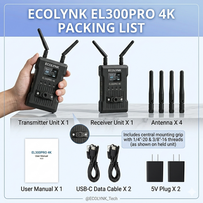 ECOLYNK EL300PRO 4K Wireless