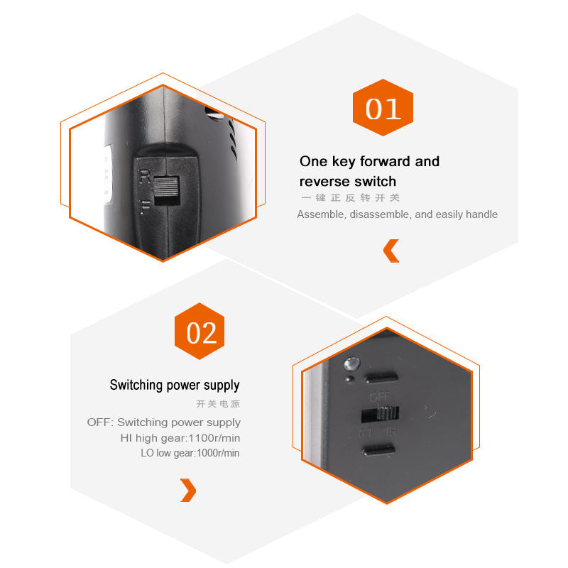 HB-101 Multiple DC Semi-automatic Power Screw Drivers Hand Drill Tools Industrial Electric Screwdriver