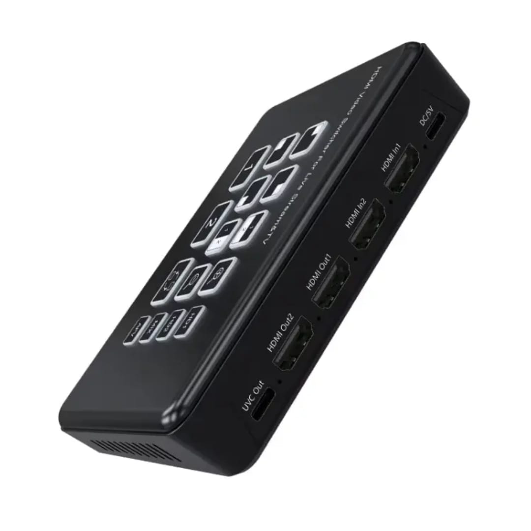 VIDEOCAST 2 Channel V2 Video Switcher with USB and HDMI Loop out