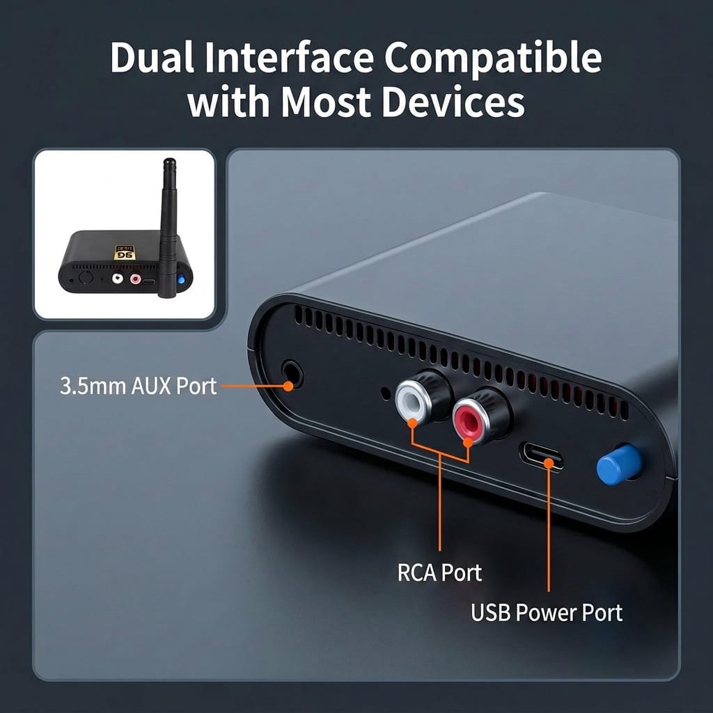 100m 5.8G Wireless Audio Kit