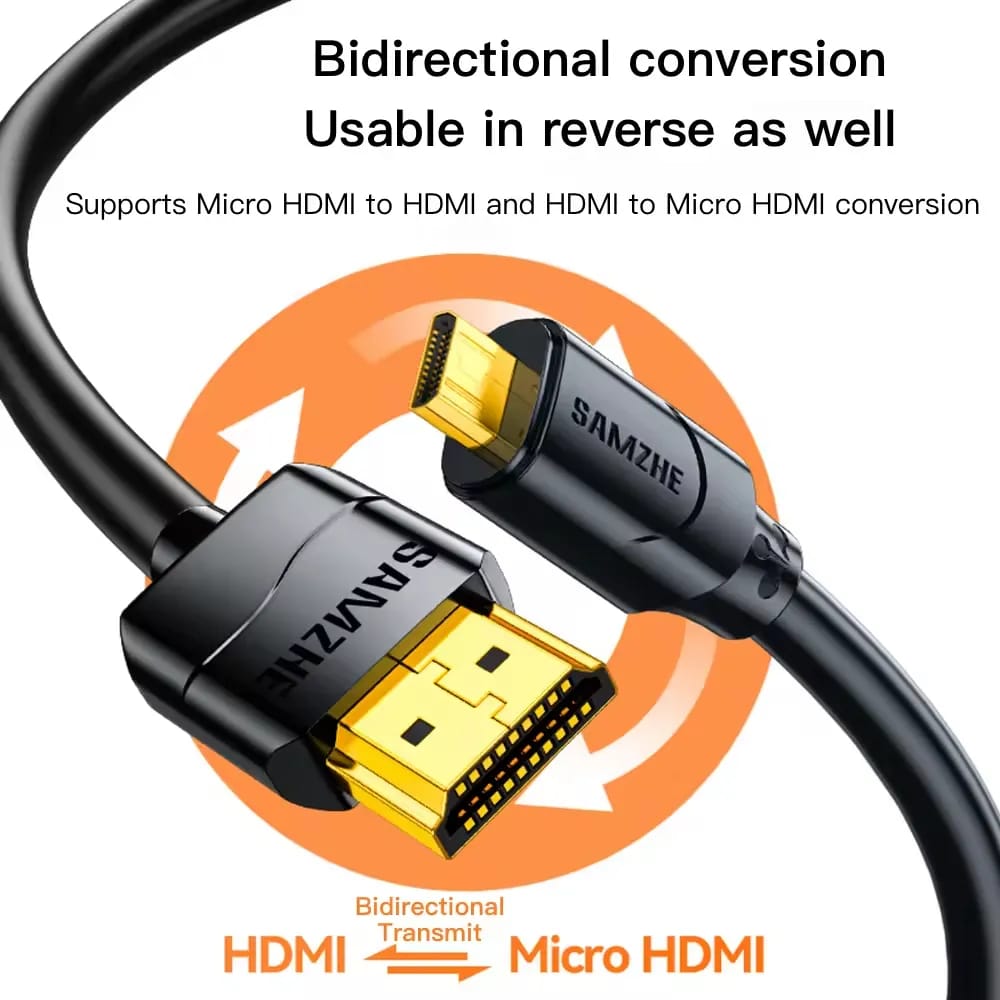 Samzhe HDMI to Mini HDMI Cable – 0.5M