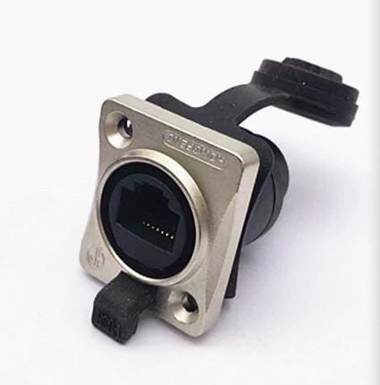 RJ45 Panel Mount Ethernet Connector | Female to Female