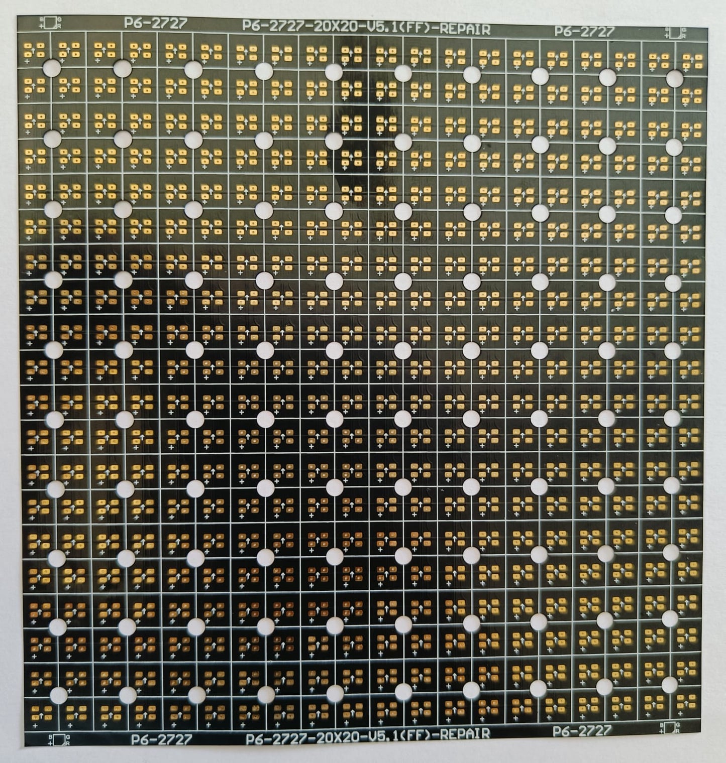 LED Module Track Sheet Paper Thin LED Module Repair Pad Paper P2/P2.5/P3/P3.9/P4/P4.8/P5/P6/P8/P10mm Led Circuit Paper