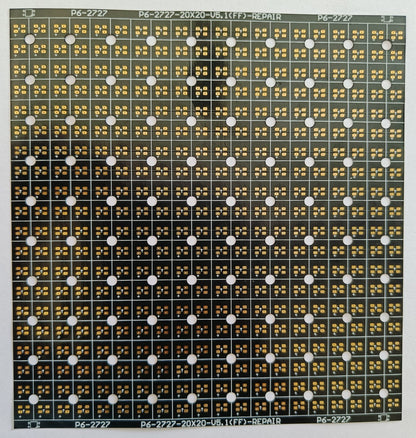 LED Module Track Sheet Paper Thin LED Module Repair Pad Paper P2/P2.5/P3/P3.9/P4/P4.8/P5/P6/P8/P10mm Led Circuit Paper