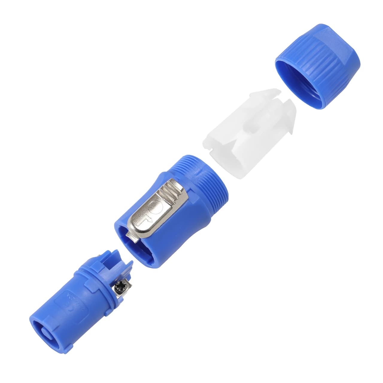 indoor 3 Pin Powercon Plug Male Jack 3 Core Blue Powercon in Out Powercon Connector Input and Output Speakon Power Connector