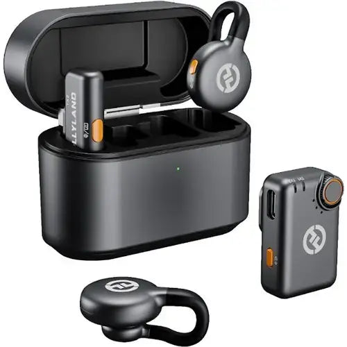 Hollyland LARK M2S Mini Combo 2-Person Wireless Microphone System for Cameras an