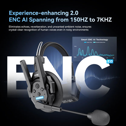 SYNCO 1*4 Xtalk XPro X5 Full Duplex Wireless Intercom Headset System