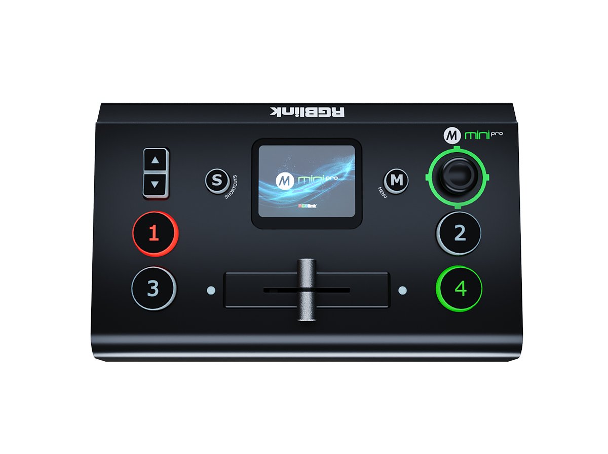 RGBlink Mini Pro V3 4-Channel HDMI Live Streaming Video Switcher