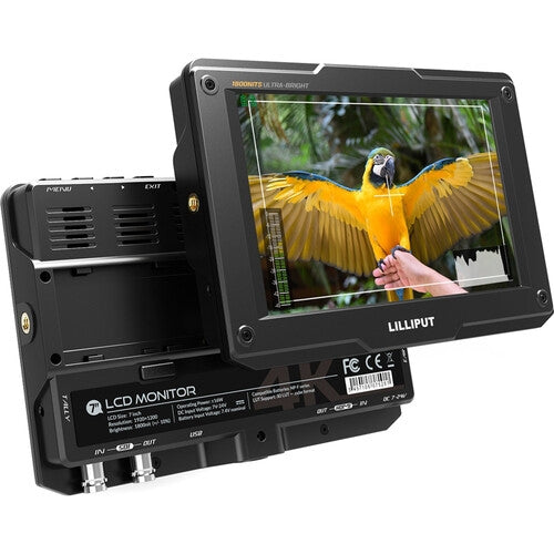 Lilliput H7S 7" 4K HDMI/3G-SDI Ultra-Bright On-Camera Monitor LILLIPUT